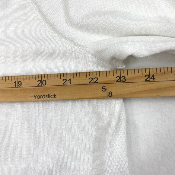 Lane Bryant Cardigan Womens Plus 18 / 20 White Button Up Sweater Raglan Sleeve - Picture 10 of 14